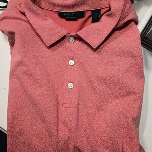 Men's XL quarter button short sleeve top